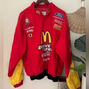 MCDONALDS X NASCAR racing jacket
